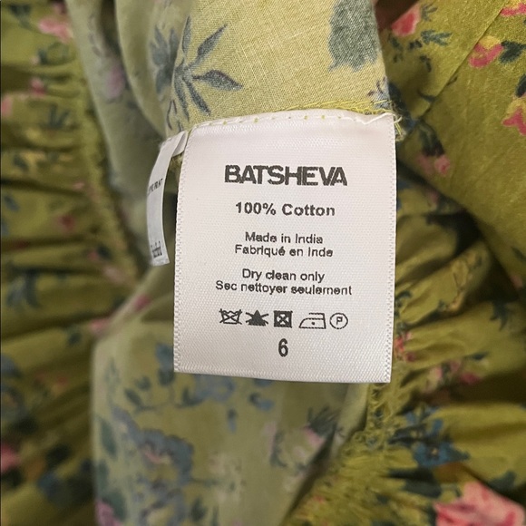 Batsheva + Laura Ashley Floral Green Dress - Picture 5 of 7